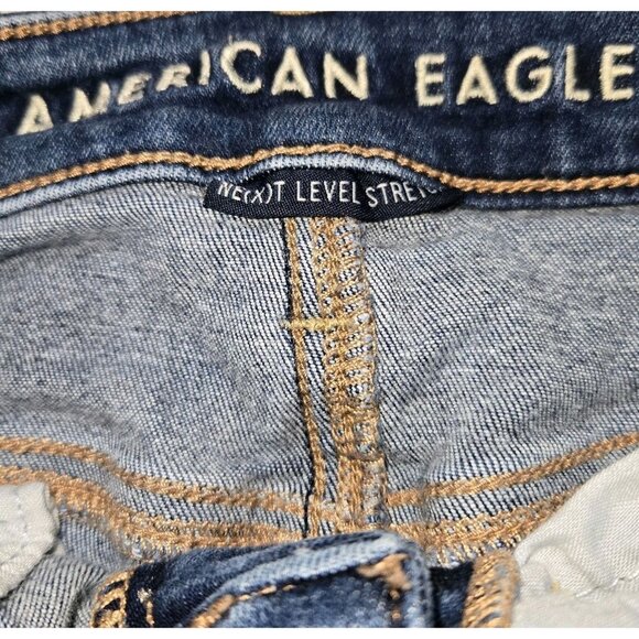 American Eagle Jeans Super Hi-Rise Jegging Next Level Stretch Women's Size 2 - Picture 5 of 13
